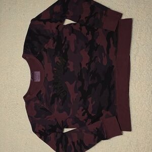 Champion Purple And Black Camo Sweatshirt